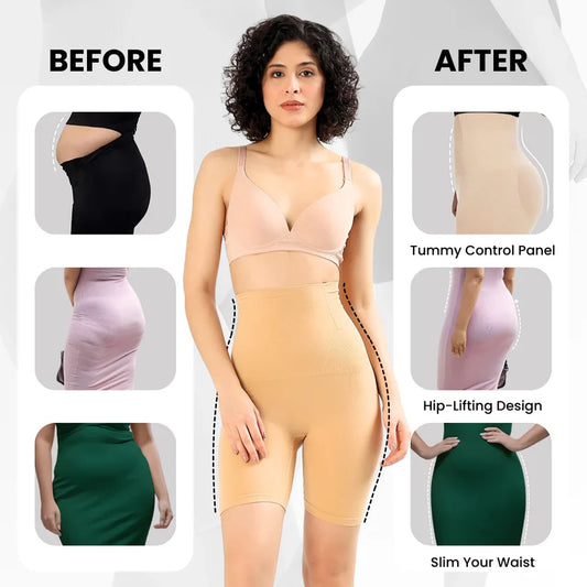 CurveXpert High-Waist Seamless Shaper Shorts